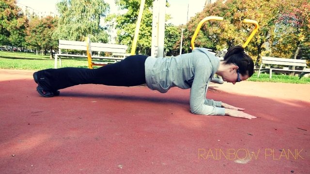 rainbow plank